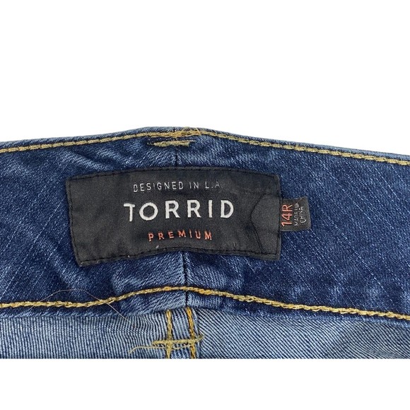 Torrid Women 14R Blue Jegging Skinny Super Soft High-Rise Denim Jeans - Picture 5 of 12